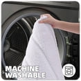 thumbnail image 4 of OEAKAY Bathroom Rug, Ultra Soft Absorbent Bath Rug for Bathroom, Premium Microfiber Shag Bath Mat, Non-Slip Bath Rug Machine Washable (24"x43", White), 4 of 8