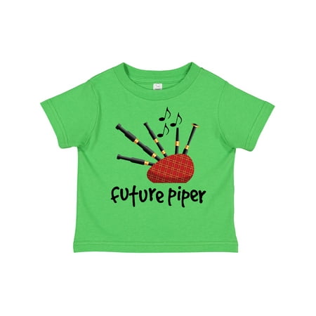 

Inktastic Bagpiper Kids Future Piper Gift Toddler Boy or Toddler Girl T-Shirt