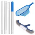 thumbnail image 1 of Kit de limpieza de piscinas POOPLE Pool Brush Skimmer Net, 1 of 7