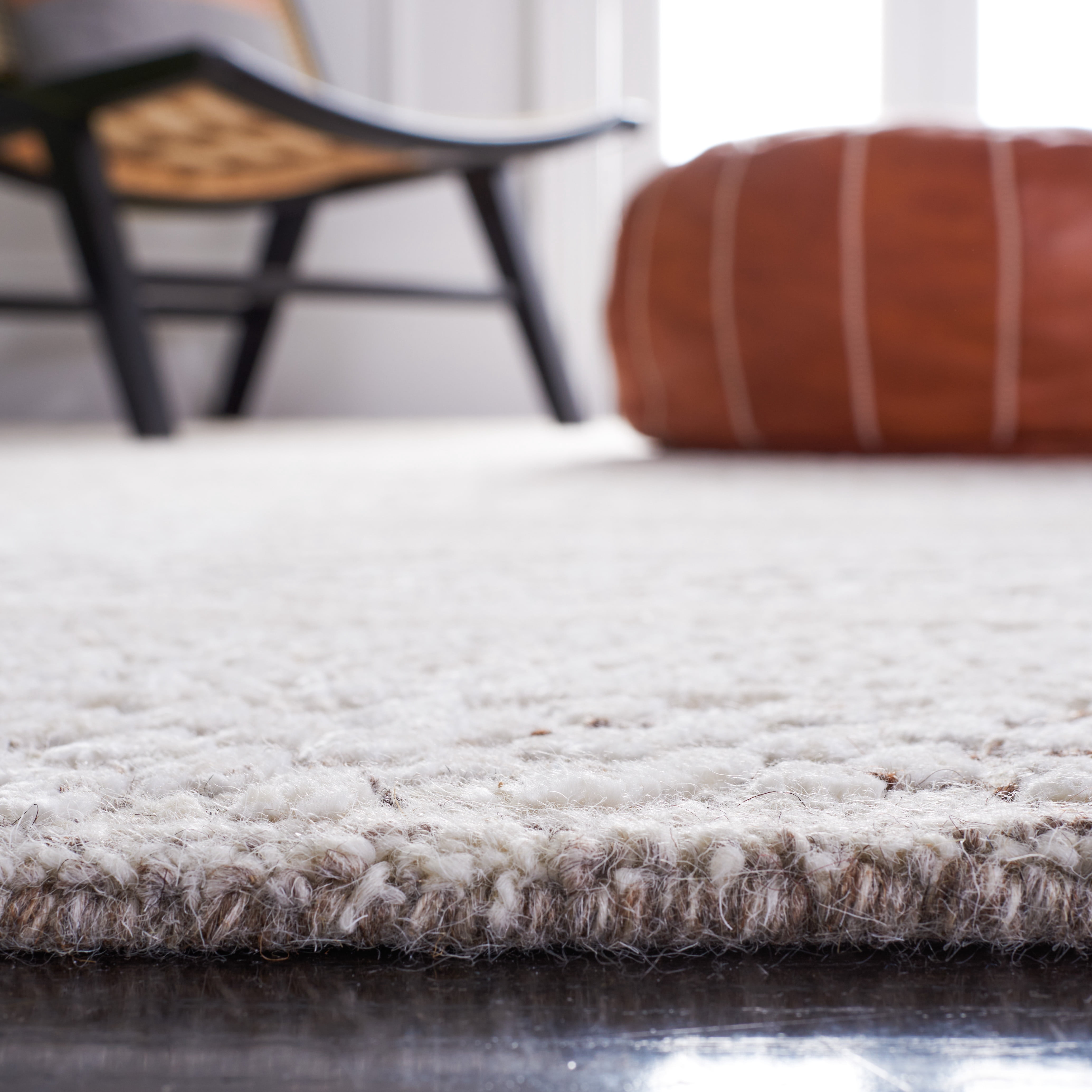 SAFAVIEH Glamour Andreas Geometric Area Rug, Natural/Ivory, 5' x 8'