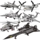 thumbnail image 2 of Vehículo de la Fuerza Aérea Swat militar, helicópteros de combate del Ejército, avión de guerra, modelo Jet, bloques de construcción, juguetes de construcción, 2023, 2 of 3