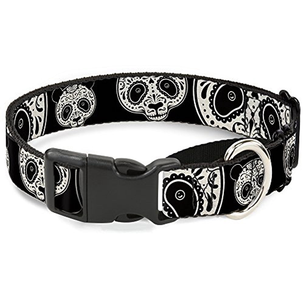 Buckle-Down Martingale Dog Collar - Panda Bear Repeat - 1" Wide - Fits 15-26" Neck Size - Large
