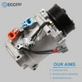 thumbnail image 4 of ECCPP AC Compressor with Clutch Replacement for CO 10849T for A-cura TSX 2.4L 2004-2008, 4 of 4