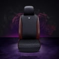 thumbnail image 5 of Red Rain Universal Seat Covers for Cars Leather Seat Cover Black Car Seat Cover 2/3 Covered 11PCS Fit Car/Auto/Truck/SUV (W-Black), 5 of 6