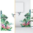 thumbnail image 2 of WIFKLSIIPG Tropical Leaf Flower Bird Wall Sticker Living Room Decor Mural Art DIY Home Decal, 2 of 8