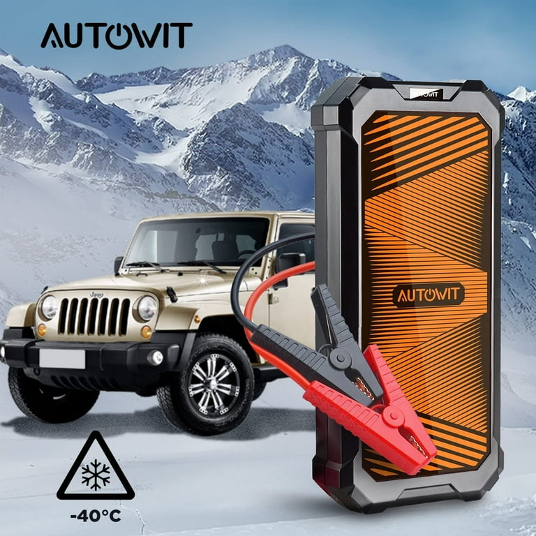 Autowit SuperCap2 Lite Jump Starter, 12V for Gas 5.0L/Diesel 3.5L