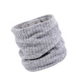 thumbnail image 2 of GUOOL Cache-Cou d'Hiver Cache-Cou Foulards Ronds Anti-Poussière Doublés en Molleton pour la Course Froid Clair Foncé, 2 of 9