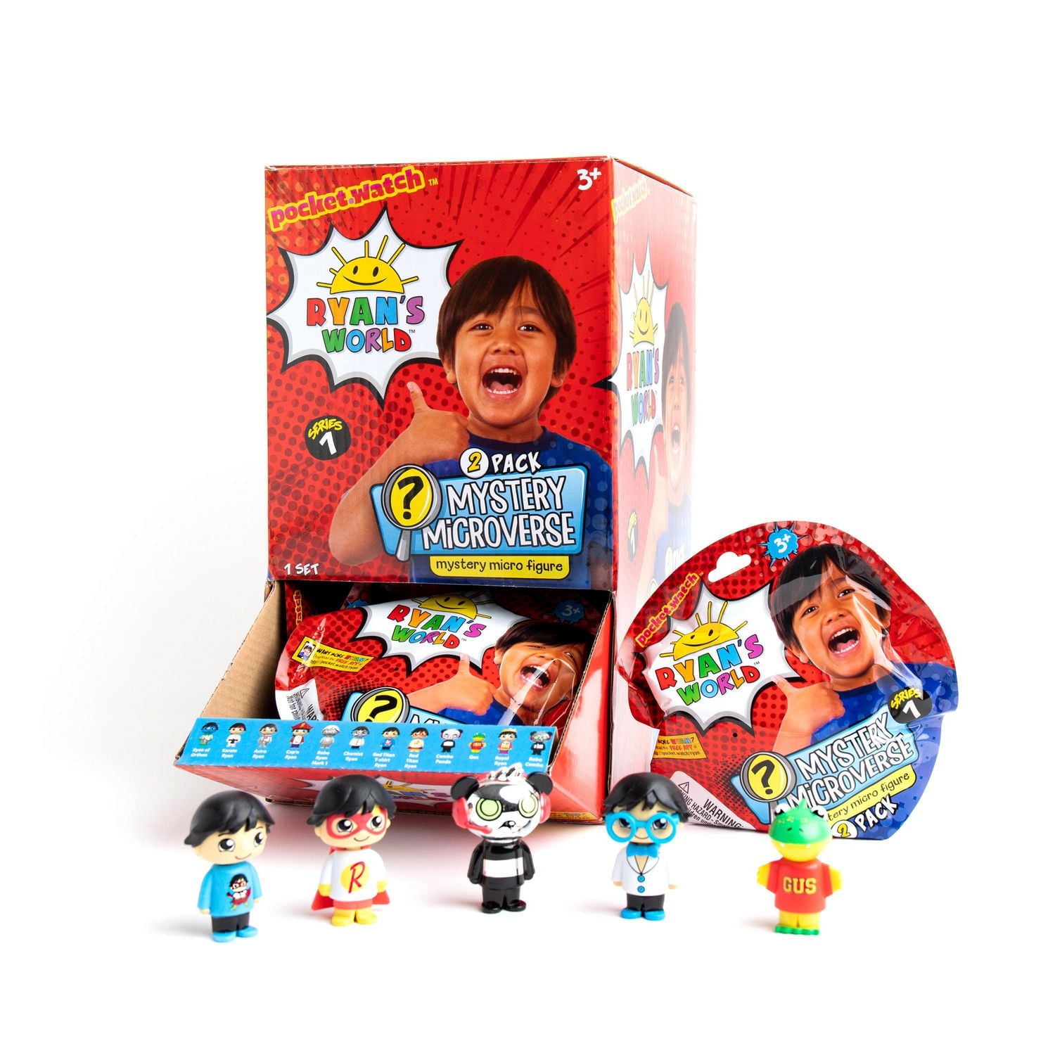 Ryan’s World Mystery Microverse Mystery Micro Figures 2-Pack