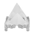 thumbnail image 1 of Figurine Pyramide, Cristal Créatif Pyramide Quartz Décoration Pyramide Sculpture Opération Fluide, 1 of 12