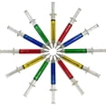thumbnail image 3 of 24pcs* Jeringa Jeringa Bolígrafo-Azul+Rojo+Amarillo+Verde 6pcs cada uno Ormromra WMZY-512, 3 of 6