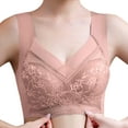 thumbnail image 1 of Kogui Wireless Bras for Women Sports Bras for Women High Support High Impact Sports Bras for Women Large Bust Push up Racerback Workout Running Bra (Coffee,XXL), 1 of 5