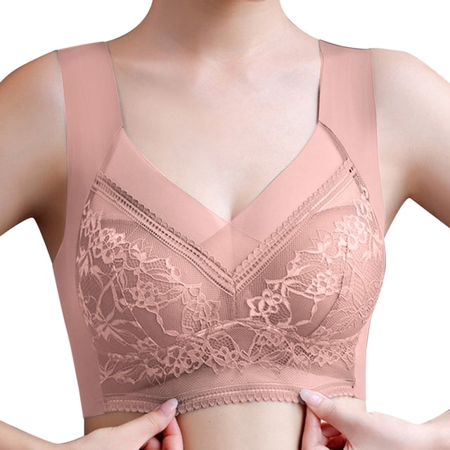 Kogui Wireless Bras for Women Sports Bras for Women High Support High Impact Sports Bras for Women Large Bust Push up Racerback Workout Running Bra (Coffee,XXL)