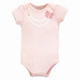thumbnail image 5 of Hudson Baby Infant Girl Cotton Bodysuits, Miss Sassy Pants, 0-3 Months, 5 of 5