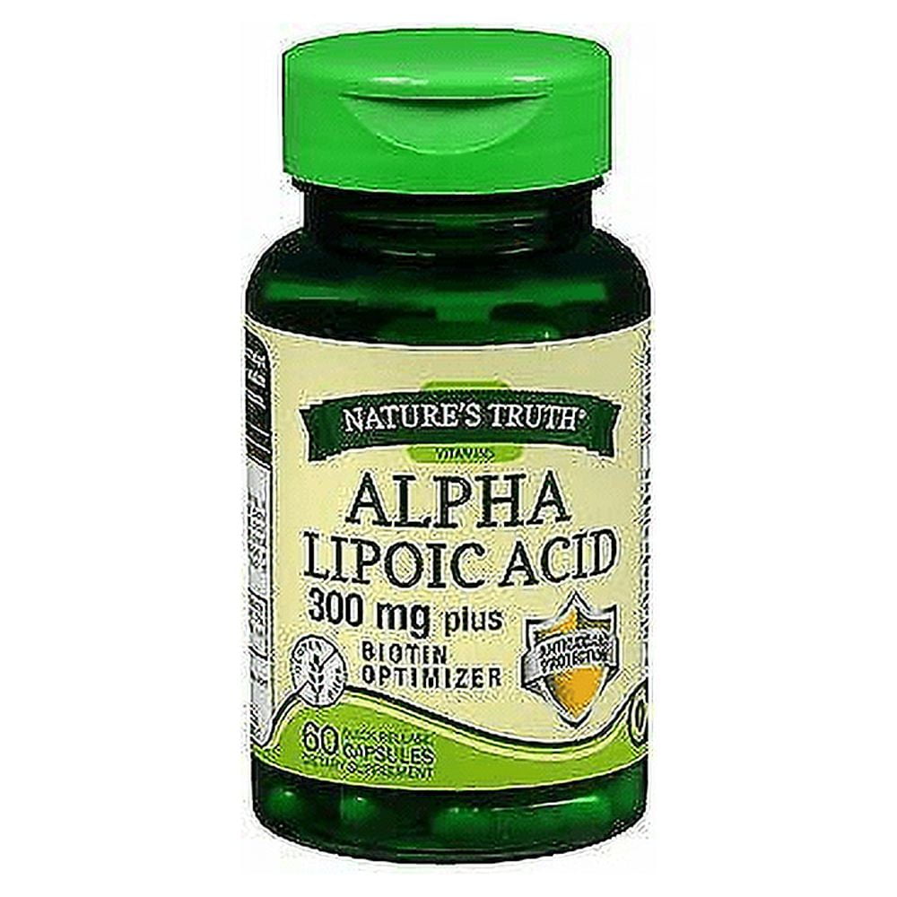 Nature's Truth Alpha Lipoic Acid 300mg w/ Biotin Optimizer, 60ct, 3-Pack