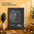 thumbnail image 2 of 25th Anniversary Frame, Silver Wedding Poem Wall Keepsake for Couple, 2 of 8