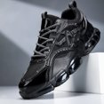 thumbnail image 6 of Running Shoes for Men Chunky Fashion Sneakers Casual Sports Tennis Walking Shoes Lace up Non Slip Breathable Mesh Workout Shoes, 6 of 7