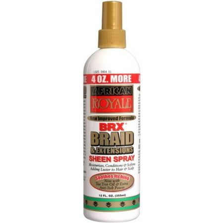 African Royale BRX Braid and Extensions Sheen Spray, 12 (Best Hair To Use For Micro Braids)