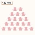 thumbnail image 3 of 20pcs Flocked Cloth Drawstring Bag 2.8 x 3.5 Inch Jewelry Flocked Pouches Gift Bags for Wedding Party Favor Candy Jewelry Packaging Organizing Storage, Pink, 3 of 7