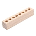 thumbnail image 1 of Soporte de madera, organizador de madera natural, expositor de cosméticos Bajo, 1 of 7