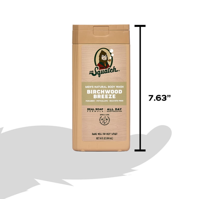 Dr. Squatch Non-Exfoliating Men's Body Wash - All Day Moisture