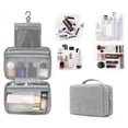 thumbnail image 2 of Folding Travel Toiletry Bag With Water-Resistant Fabric And Multiple Compartments For Organization, 2 of 8