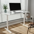 thumbnail image 5 of Mainstays Electric Standing Desk with Height Memory Presets, Headphone Hook and Cable Management, White, 5 of 11