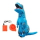 thumbnail image 1 of Disfraz de dinosaurio inflable perfecl T Rex Azul niños, 1 of 8