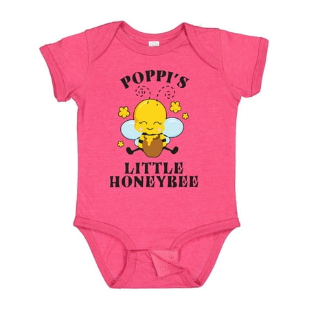 

Inktastic Cute Bee Poppi s Little Honeybee with Stars Gift Baby Boy or Baby Girl Bodysuit