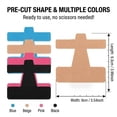 thumbnail image 5 of Cut Bunion Corrector Kinesiology Tape, Elastic Breathable Latex-Free Toe Support Strips, Self-Adhesive Hallux Valgus Corrector for Walking, 5 of 7