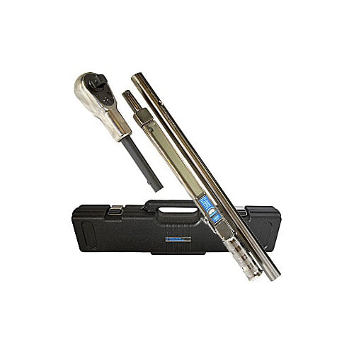 3/4 in. Drive 200 - 600 ft-lbs. Split-Beam Click-Type Torque Wrench with  Detachable Head