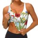 thumbnail image 3 of Balery Wild Herbs Sujetadores deportivos con espalda cruzada para mujer, acolchados, sin costuras, de alto impacto, ideales para yoga, gimnasio, entrenamiento y fitness.-XX-Large, 3 of 8