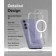 thumbnail image 3 of Funda Ringke Fusion Clear con Carga Magnética para Samsung Galaxy S24 5G Transparente Anti-Amarillo, 3 of 9