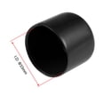 thumbnail image 3 of Protectores de rosca Uxcell tapa de extremo ID de 33 mm color negro 35 mm de longitud 10 piezas, 3 of 3