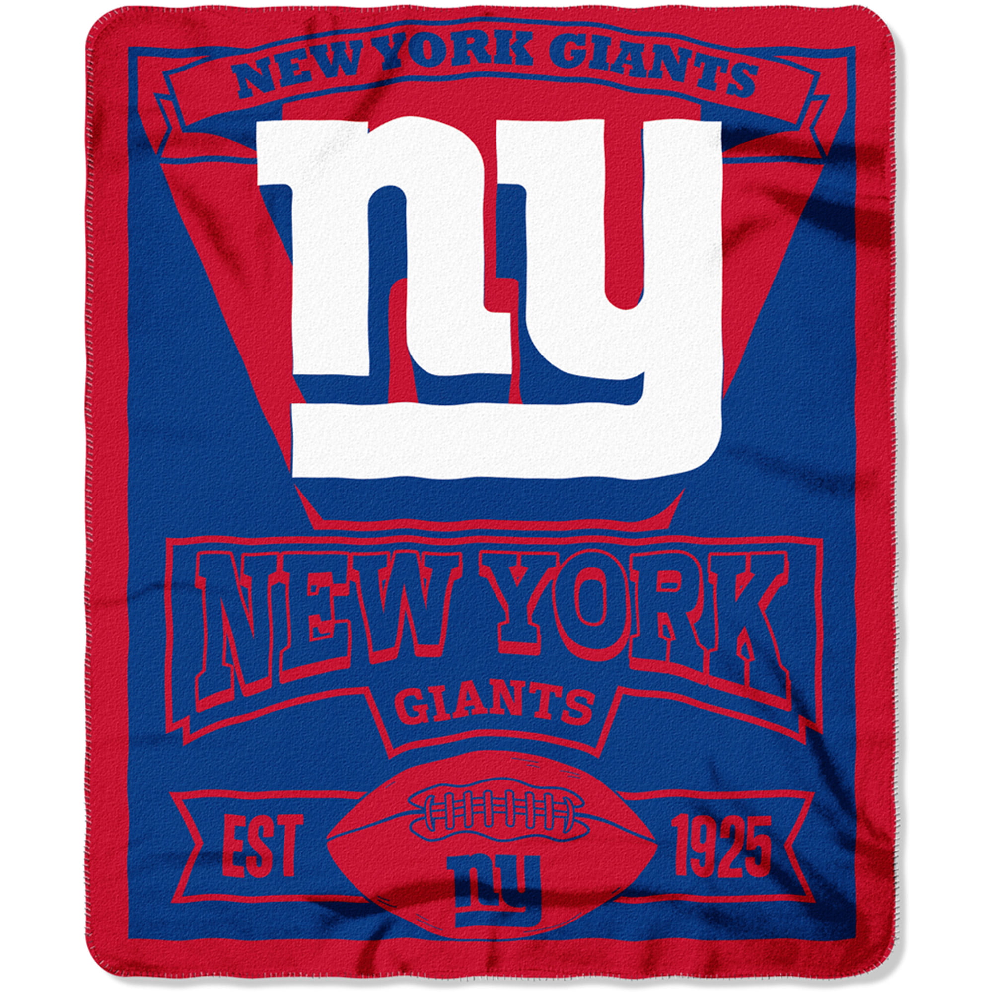 NFL New York Giants 50 X 60 Fleece Throw Walmartcom Walmartcom