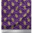 thumbnail image 1 of Soimoi Cotton Duck Fabric Footprint,Bear & Arrow African Print Fabric by the Yard 56 Inch Wide, 1 of 1