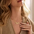 thumbnail image 4 of Turandoss Custom Name Necklace Personalized - 14K Gold Plated Necklace Personalized Monogram Pendant Name Necklaces for Women Trendy Jewelry Gifts for Women Mom Her Birthday Gifts, 4 of 8