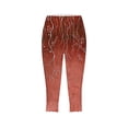 thumbnail image 4 of Womens Summer High Waisted Printing Capris Matching Slim Fitting Yoga Gym Pants, 4 of 8