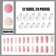 thumbnail image 2 of Uñas de ballet de 24 piezas, uñas postizas mate, serie de uñas acrílicas de cobertura total, mejora de uñas usables, uñas terminadas, 2 of 5