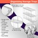 thumbnail image 4 of Organizador y dispensador de latas de refresco ClearSpace para nevera, paquete de 4, 4 of 6