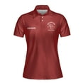 thumbnail image 2 of Custom Name Pink Argyle I Was One Under Today Golf Women's Polo S-5XL, 2 of 7