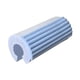 thumbnail image 4 of Almohada de apoyo para el cuello, reposacabezas, versátil, para hombres y mujeres, para viajes, ergonómica. azul claro, 4 of 8
