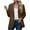 Brown, variant on LYXSSBYX Womens 2024 Fall Casual Blazers Long Sleeve Womens Bussiness Casual Blazers Open Front Long Sleeve Work Office Blazer Jacket with Shoulder Pads Fall Fashion 2024