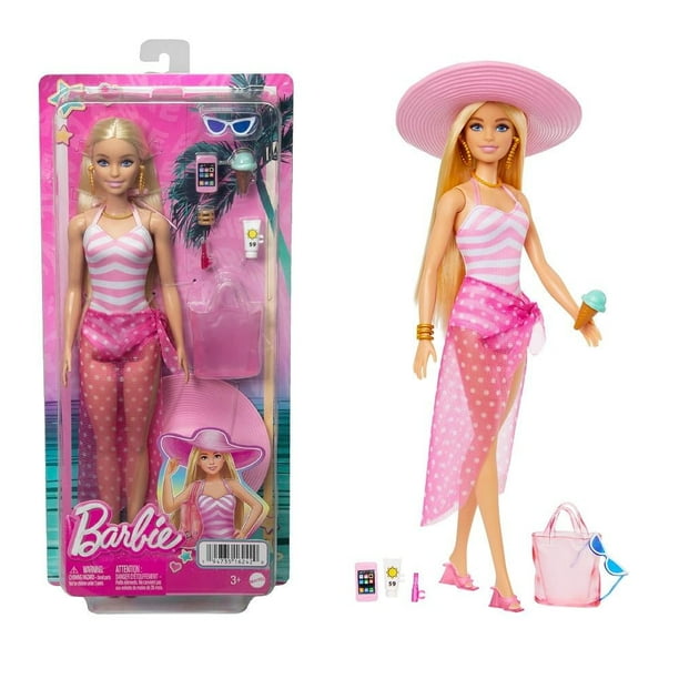Muñeca Barbie Fashion Beauty Día de Playa Bodega Aurrera en línea