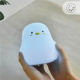 thumbnail image 2 of Toystoory Pingüino Luz de noche de silicona Linda Carga USB Pat Luz Exprimir Decoloración colorida Sueño Lámpara de para dormitorio Cabecero Iluminación y accesorios Toystoory HA021703-00, 2 of 6