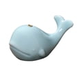 thumbnail image 2 of Porta incienso de ballena de cerámica, quemador de incienso, manualidades, decoración del hogar, adorno portátil para mascotas de té para escritorio, Azul perfecl Porta incienso, 2 of 8