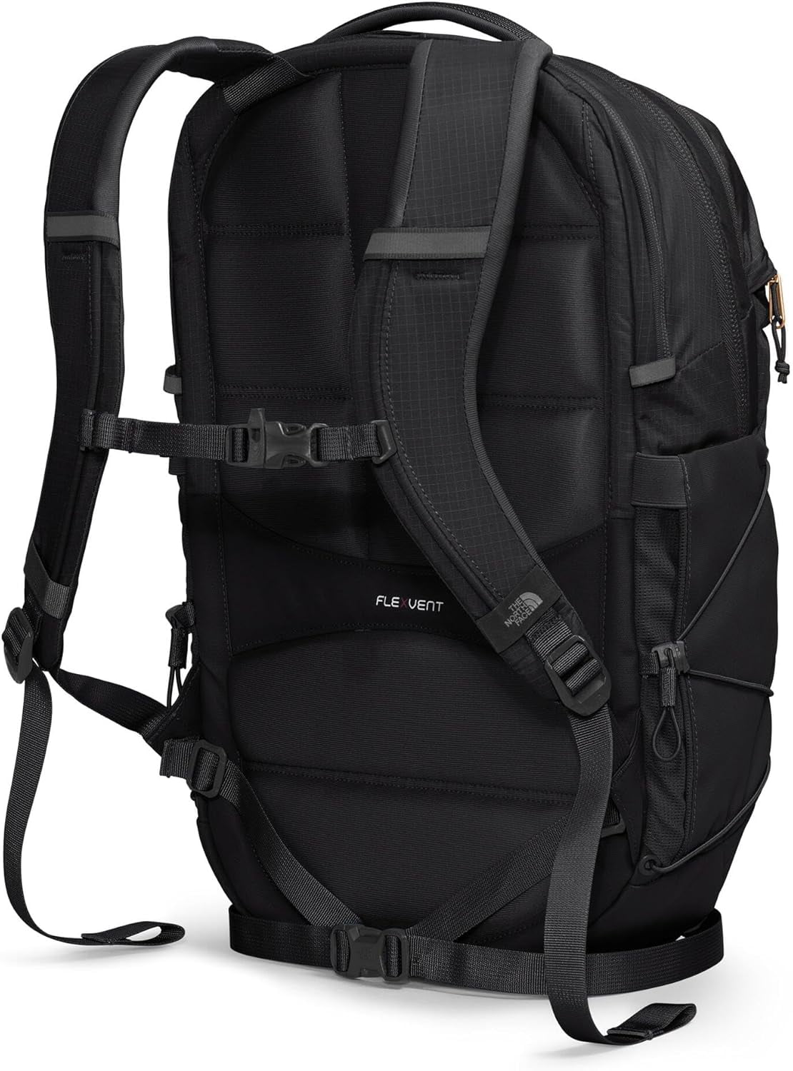 The North Face Women's Borealis Luxe Commuter Laptop Backpack , TNF Black/Burnt Coral Metallic-One Size