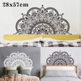 thumbnail image 4 of 28*57cm Wall Sticker Art Black/White DIY Decal Decoration Headboard Home Mandala PVC Removable Pratical Quality, 4 of 5