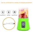 thumbnail image 7 of Cheers.US 380ml Portable USB Personal Blender for Shakes and Smoothies with Travel Cup and Lid, Black Home Blender Squeezer, 7 of 7