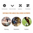 thumbnail image 4 of 1 PC Compression Strap Sleeves Sports Ankle Brace Fitness Support 3D Weave Elastic Bandage Foot Protective Gear, 4 of 6