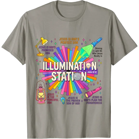 Illumination Station VBS John 8:12 Vacation Bible T-Shirt
